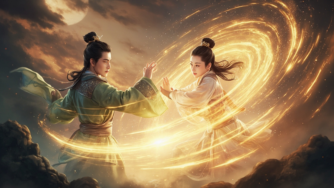 剑网3韩立结婴名场面游戏场景